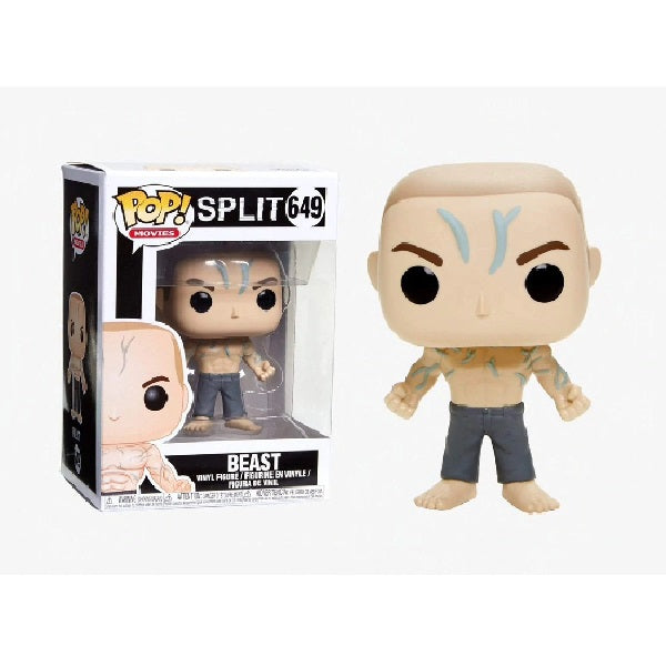Confezione originale Funko con loghi Split Beast colori nero bianco blu