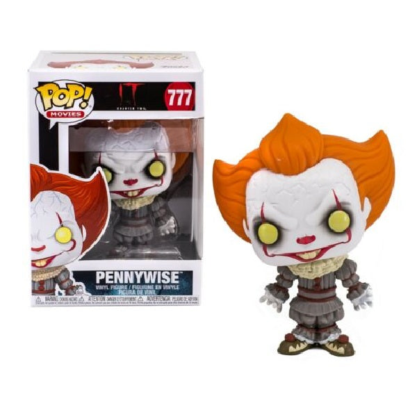Confezione originale Funko con loghi It Chapter Two Pennywise colori arancione grigio rosso bianco