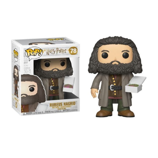 Confezione originale Funko con loghi Harry Potter Rubeus Hagrid colori nero marrone grigio