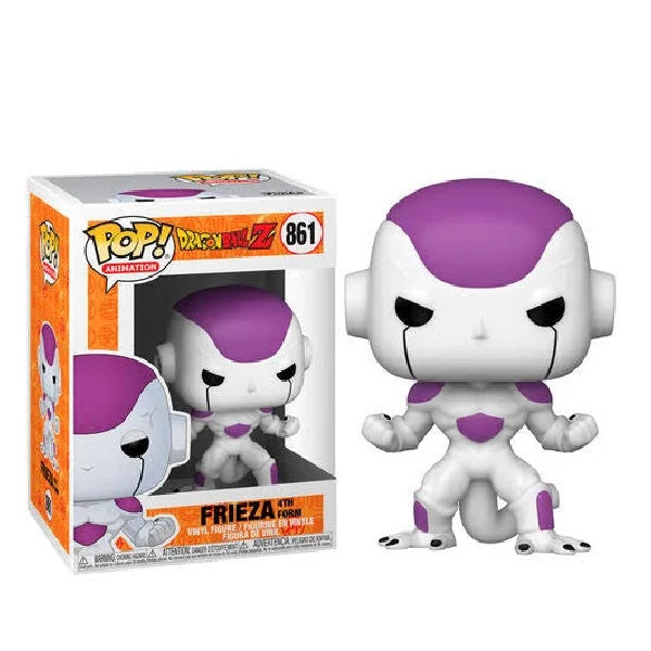 Confezione originale Funko con loghi Dragon Ball Z Frieza 4th Form colori arancione viola bianco