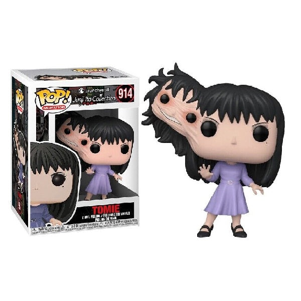 Confezione originale Funko con loghi Crunchyroll Junji Ito Collection Tomie colori nero rosa viola