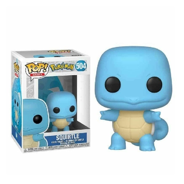 Confezione originale Funko con loghi pokemon Squirtle colori azzurro rosa bianco nero