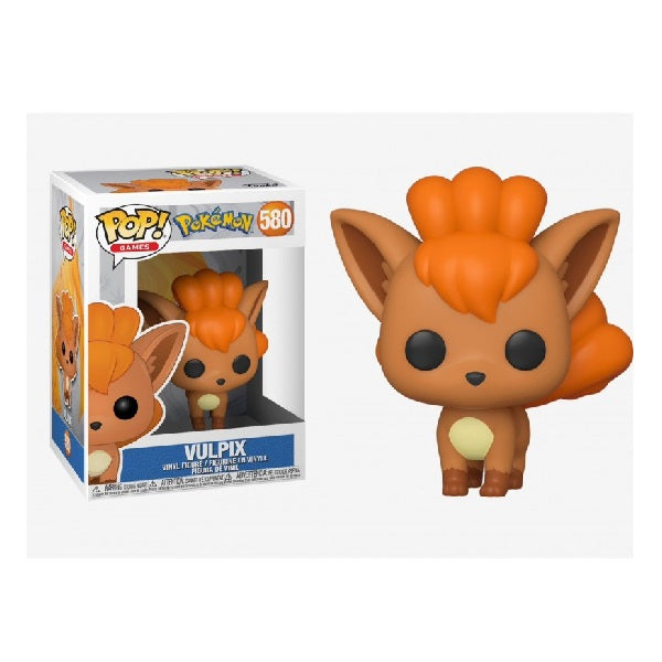 Confezione originale Funko con loghi Pokemon Vulpix colori arancione marrone nero