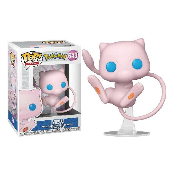 Confezione originale Funko con loghi Pokemon Mew colori rosa azzurro bianco