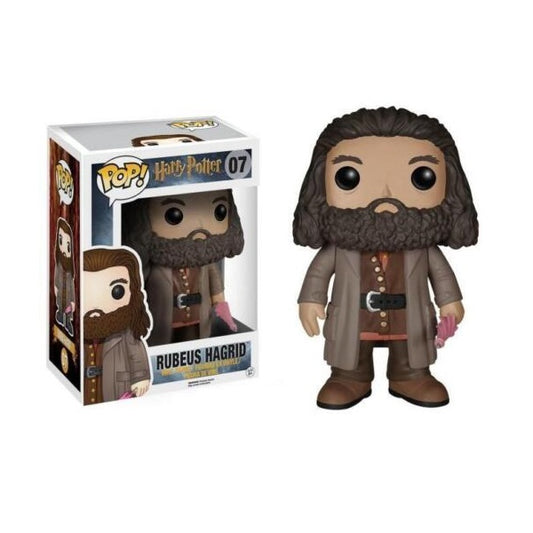 Confezione originale Funko con loghi Harry Potter Rubeus Hagrid colori marrona nero grigio