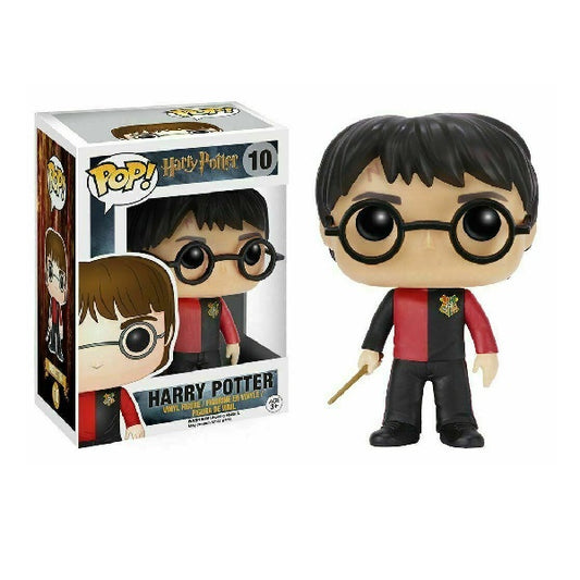 Confezione originale Funko con loghi Harry Potter colori nero rosso marrone