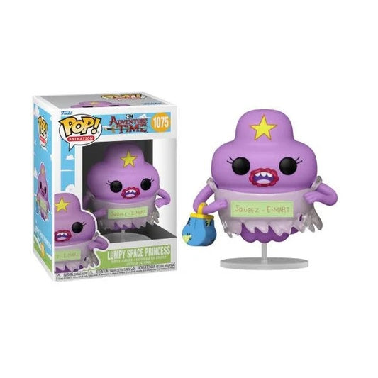 Confezione originale Funko con loghi Adventure Time Lumpy Space Princess colori viola blu giallo