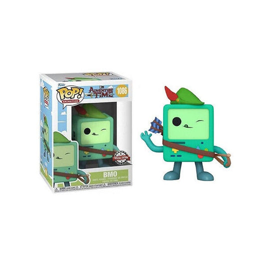 Confezione originale Funko con loghi Adventure Time BMO Special Edition colori verde rosso azzurro