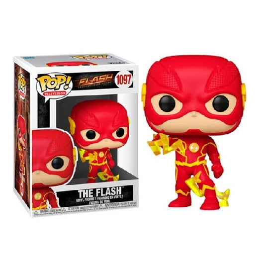 Confezione originale Funko con loghi The Flash colori rosso giallo nero