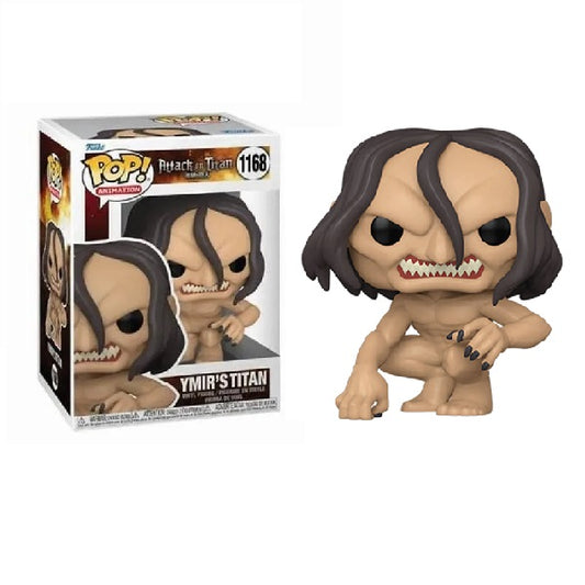Confezione originale Funko con loghi Attack On Titan Ymir's Titan colori rosa marrone nero