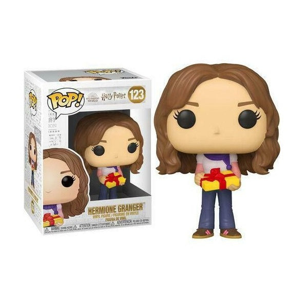 Confezione originale Funko con loghi Harry Potter Hermione Granger colori giallo rosso blu