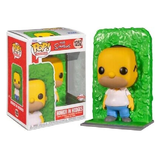 Confezione originale Funko con loghi The Simpsons Homer In Hedges Special edition colori bianco giallo verde azzurro