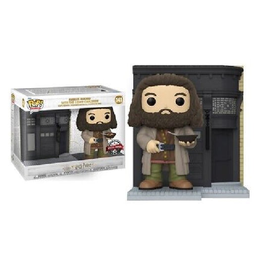Confezione originale Funko con loghi Harry Potter Rubeus Hagrid With The Leaky Cauldron colori marrone grigio verde nero