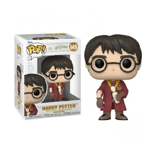 Confezione originale Funko con loghi Harry Potter colori marrone rosso giallo nero