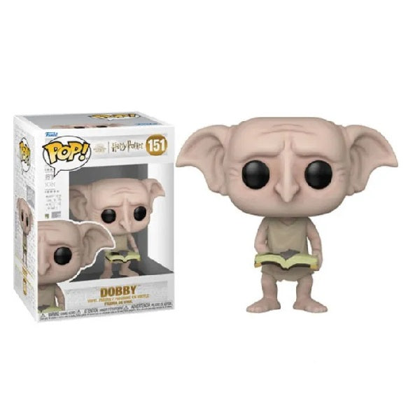 Confezione originale Funko con loghi Harry Potter Dobby colori nero rosa marrone