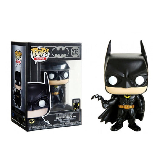 Confezione originale Funko con loghi Batman 80 years 1989 colori nero giallo argento