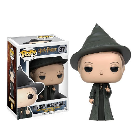 Confezione originale Funko con loghi Harry Potter Minerva McGonagall colori grigio nero rosa