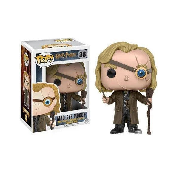 Confezione originale Funko con loghi Harry Potter Mad-Eye Moody colori marrone nero bianco