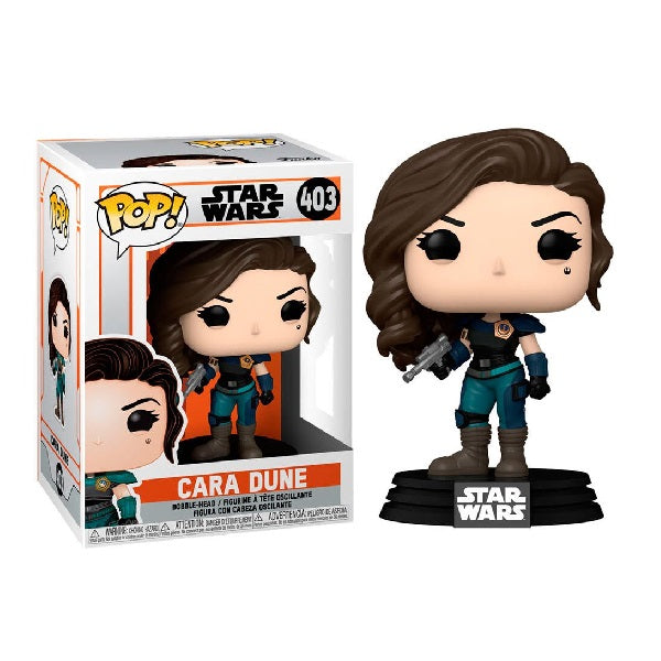 Confezione originale Funko con loghi Star Wars Cara Dune colori marrone nero azzurro