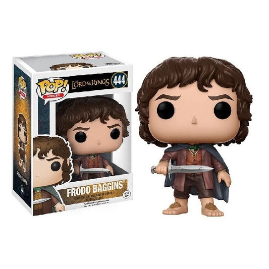Confezione originale Funko con loghi The Lord Of The Rings Frodo Baggins colori marrone grigio nero