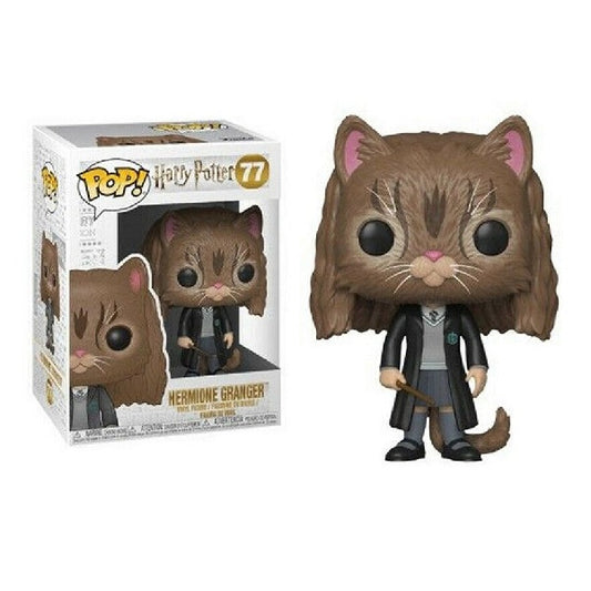Confezione originale Funko con loghi Harry Potter Hermione Granger colori marrone nero grigio