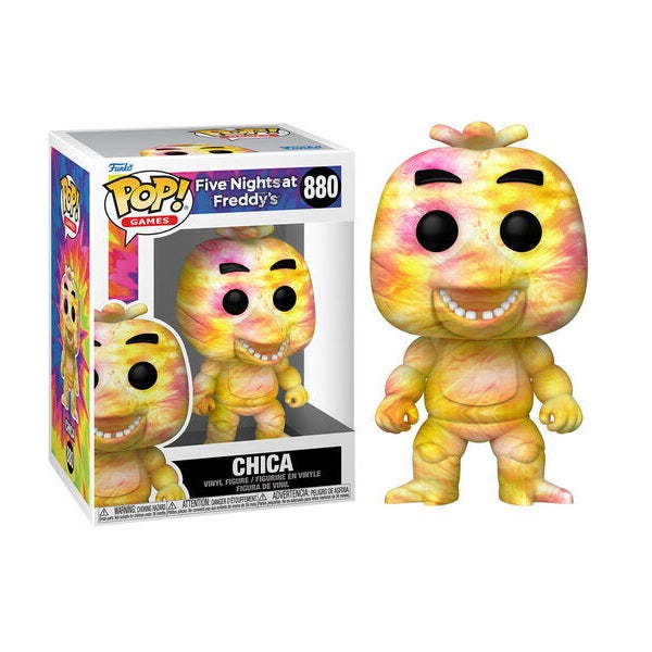Confezione originale Funko con loghi Five Nights At Freddy's Chica colori giallo bianco rosa