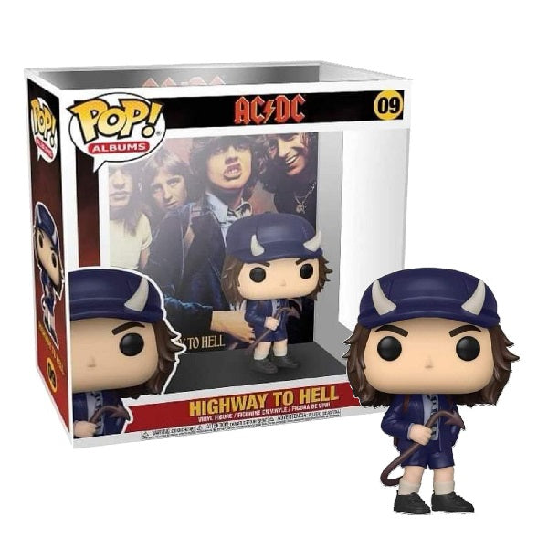 Confezione originale Funko con loghi AC/DC Highway To Hell colori grigio nero blu
