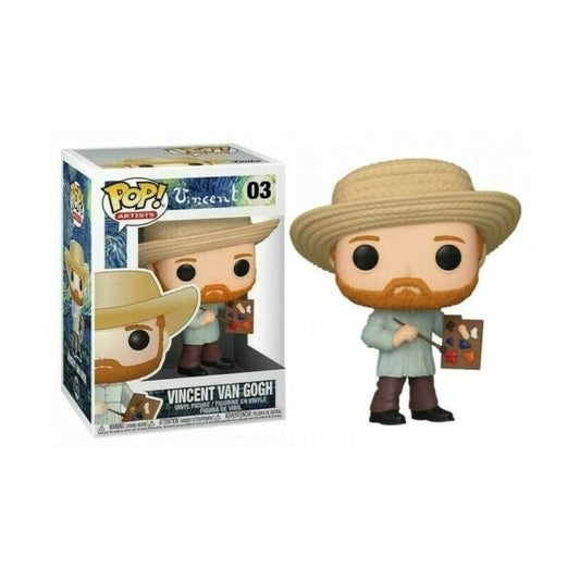 Confezione originale Funko con loghi Artists Vincent Van Gogh colori azzurro marrone nero