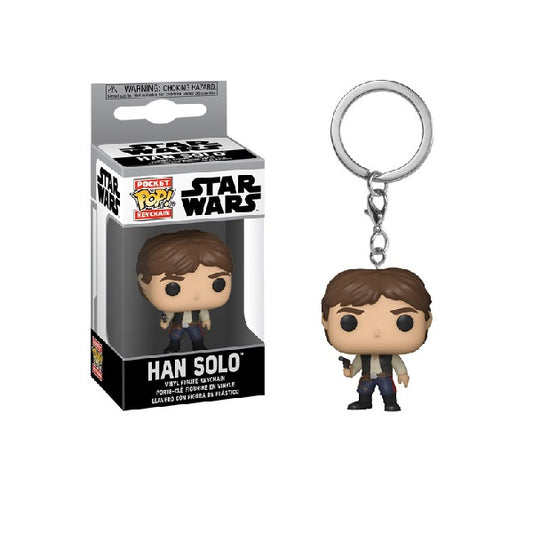 Confezione originale Funko con loghi Star Wars Han Solo colori marrone grigio nero