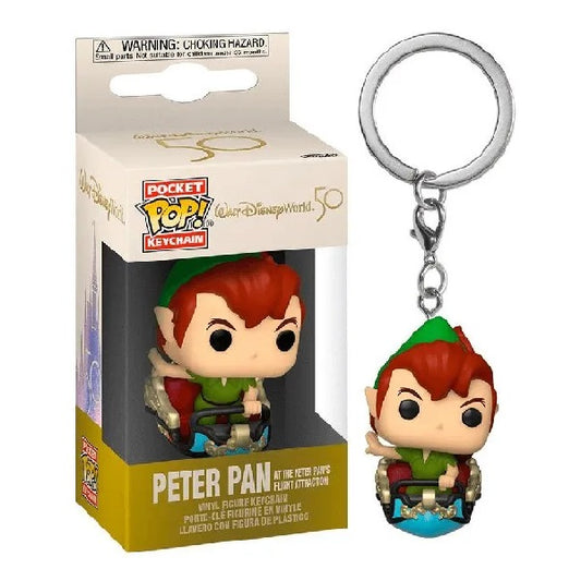 Confezione originale Funko con loghi Walt Disney World 50 Peter Pan colori marrone verde azzurro