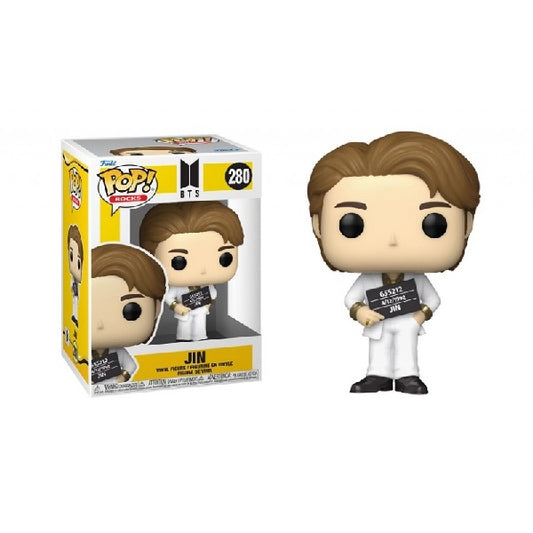 Confezione originale Funko con loghi BTS Butter Jin colori marrone bianco nero