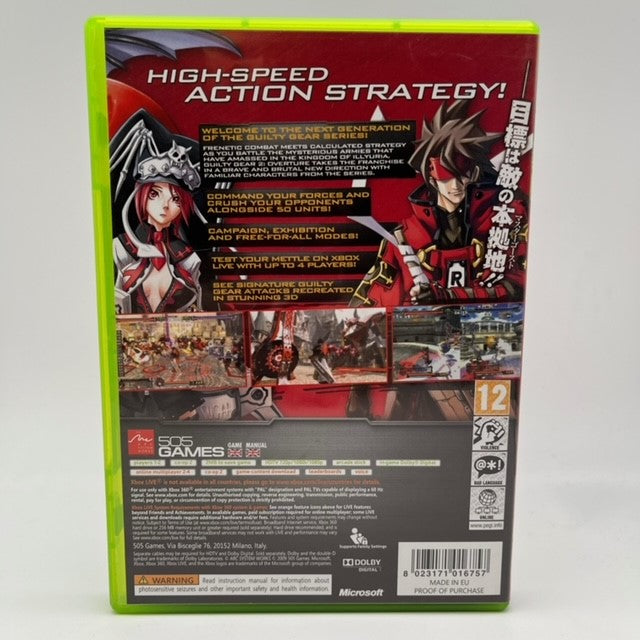 Overture Guilty Gear 2 Microsoft Xbox 360 Pal Uk (USATO)