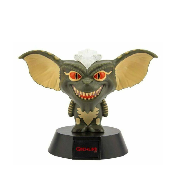 Mini lampada Paladone a forma di personaggio Stripe dei Gremplins, con logo ufficiale sulla base.