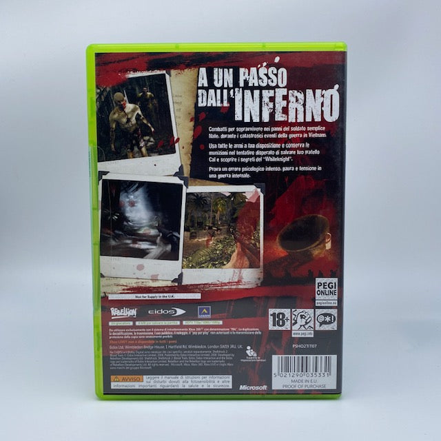 Shellshock 2 Blood Trails X360 XBOX 360 Rebellion Eidos PAL-ITA (USATO)