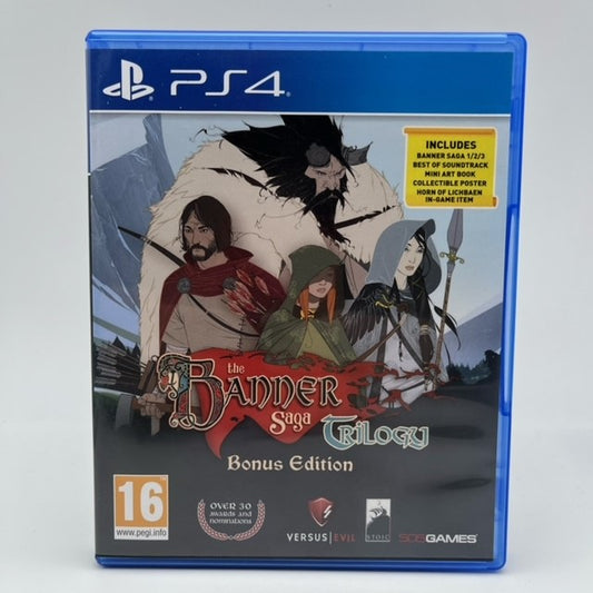 personaggi nordici donne incappucciate su sfondo nero azzurro