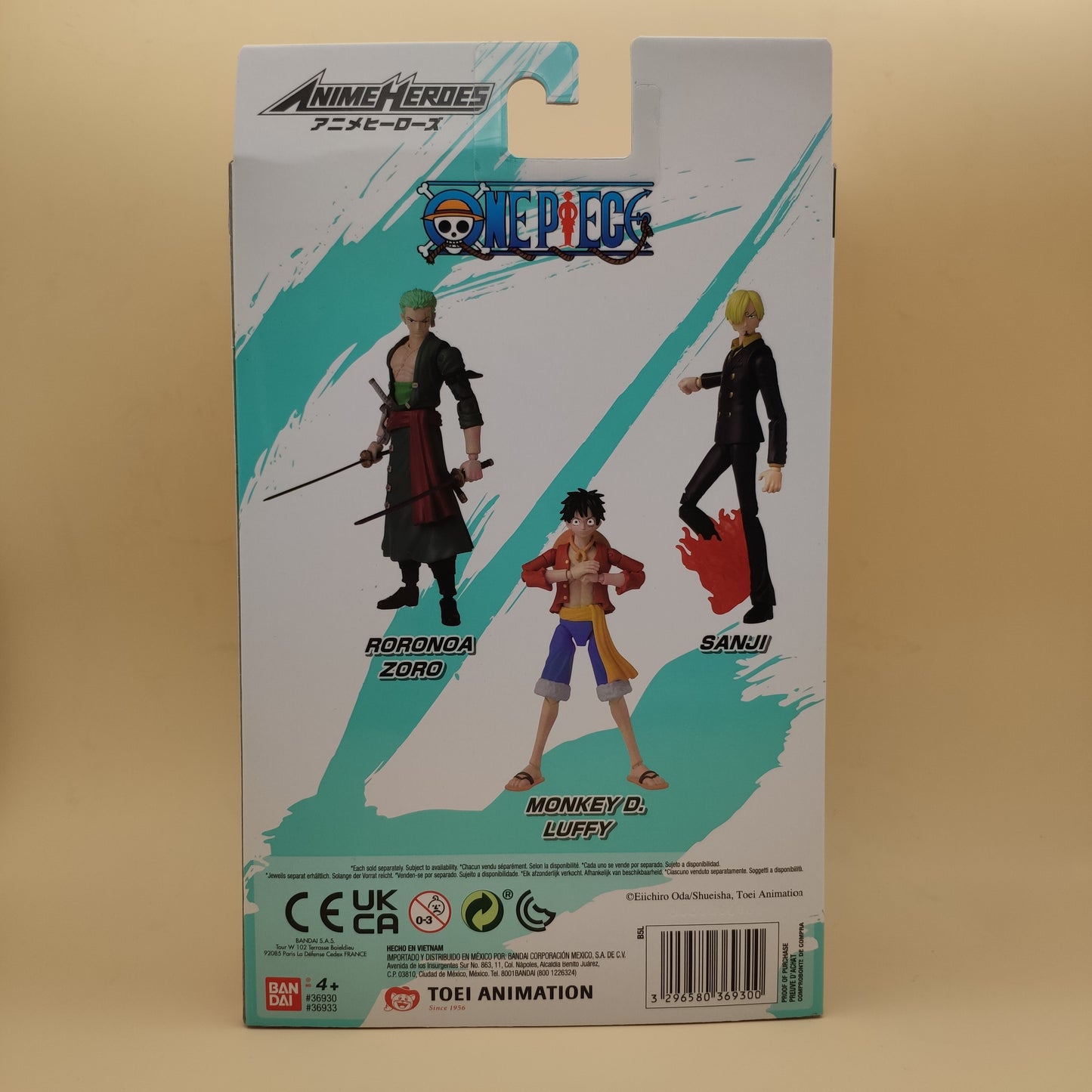 Action Figure Bandai Anime Heroes One Piece Sanji