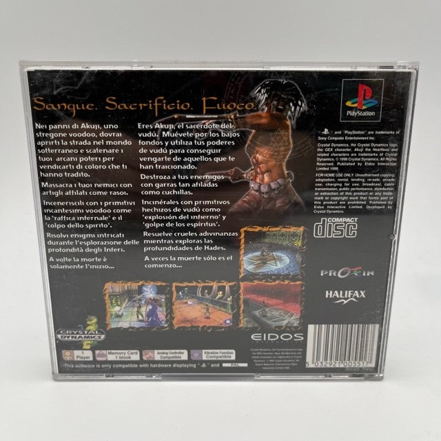Akuji The Heartless Sony Playstation 1 Pal Ita (USATO)