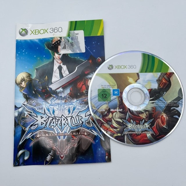 Blaz Blue Continuum Shift Microsoft Xbox 360 Pal Uk (USATO)