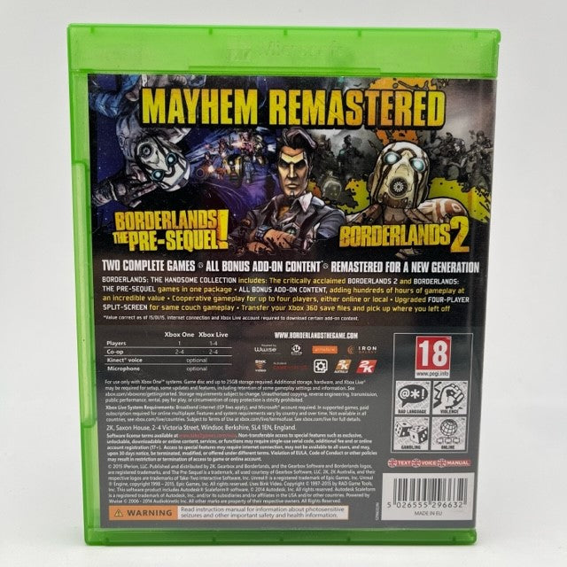 Borderlands The Handsome Collection Microsoft Xbox One Pal Uk (USATO)