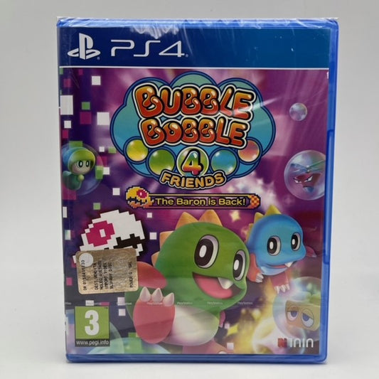 Bubble Bobble 4 Friends The Baron Is Back! Sony Playstation 4 Pal Uk (NUOVO)
