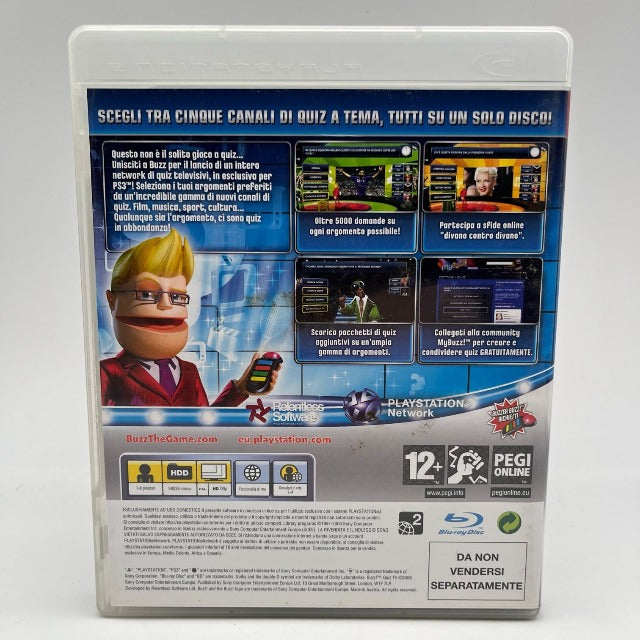 Buzz! Quiz TV PS3 Playstation 3 PAL ITA (USATO)
