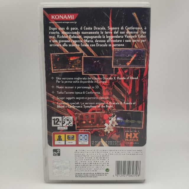 Castlevania The Dracula X Chronicles PSP Sony Playstation Portable Pal Ita (USATO)