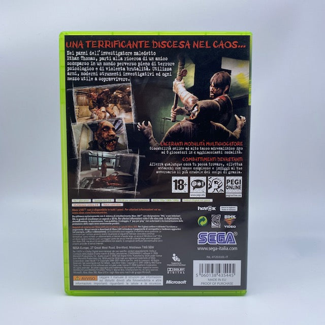 Condemned 2 X360 Xbox 360 Sega Pal Ita (USATO)