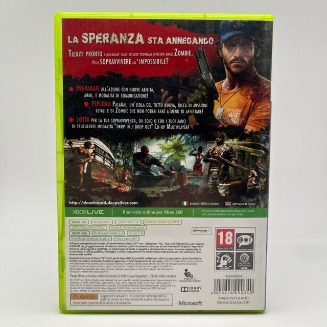 Dead Island Riptide Microsoft Xbox 360 Pal Ita (USATO)