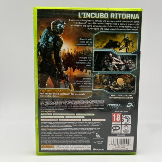 Dead Space 2 Microsoft Xbox 360 Pal Ita (USATO)