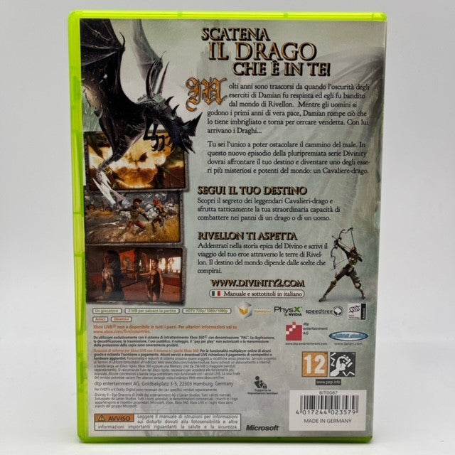 Divinity II Ego Draconis Microsoft Xbox 360 Pal Ita (USATO)