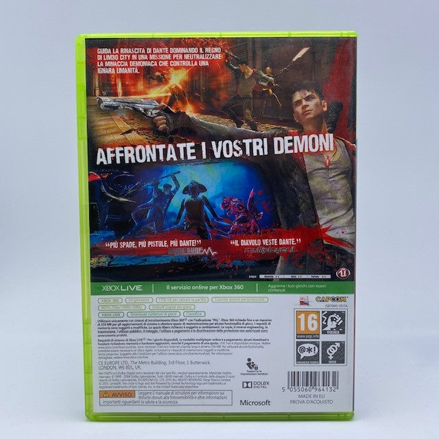 DMC Devil May Cry Xbox 360 Pal Ita (USATO)