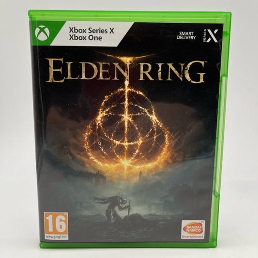 logo con simboli dorati cavaliere inginocchiato con spada conficcata nel terreno su sfondo nero