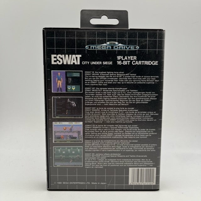 Eswat City Under Siege Sega Mega Drive Pal (USATO)