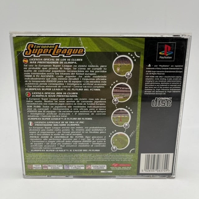 European Super League Sony Playstation 1 Pal Multi (USATO)